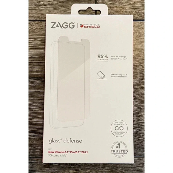 New Zagg Invisible Shield Screen Protector iPhone 6.1 Pro - Picture 1 of 2